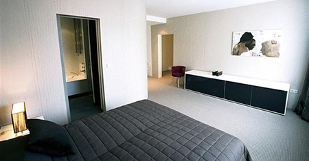 Aparthotel bedroom Amsterdam-Buitenveldert apartment type Rembrandt